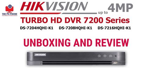 Hikvision Ch Turbo Hd Dvr Series Quick Unboxing Off