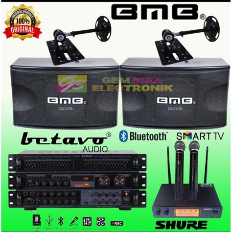 Jual Paket Speaker Karaoke BMB 10 Inch Ampli Betavo ZX 8800b Original