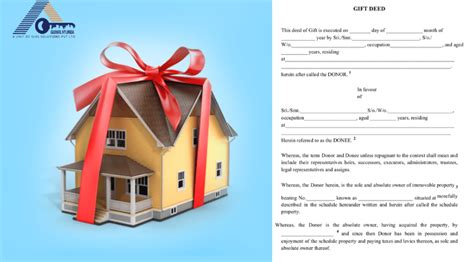 unwrapping  gift deed registration process format stamp duty