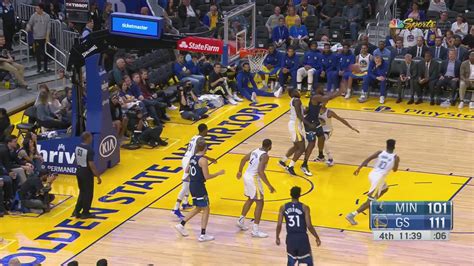 Challenge Of Called Foul Timberwolves Warriors Nba Official