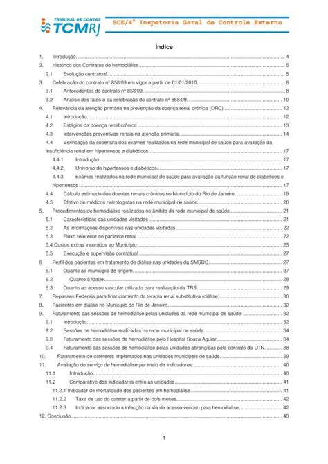 Pdf Sce A Inspetoria Geral De Controle Externo Tcm Rj Gov Br