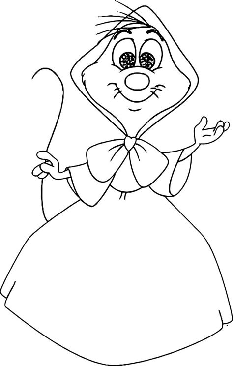 Girl Mouse Jas Gus Front View Coloring Pages Wecoloringpage