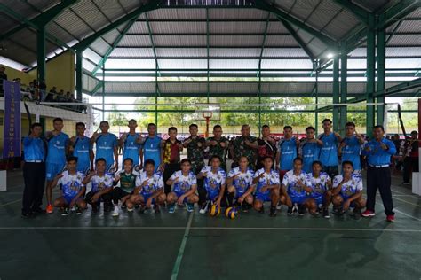 Final Bola Voli Hut Ke 77 TNI Piranha Adu Kuat Lawan Rakumpit Berita