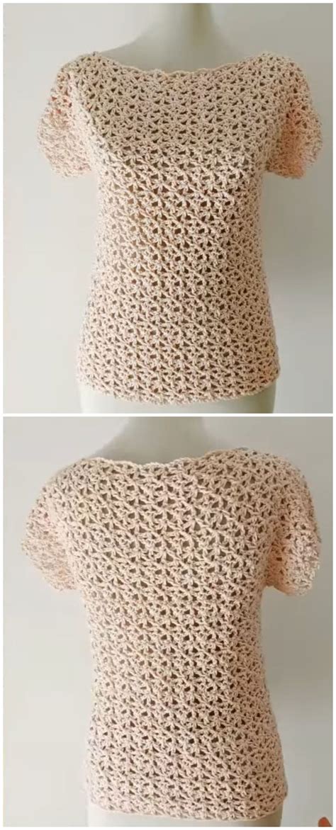 Crochet Beautiful Blouse For Beginners - Crochet Ideas