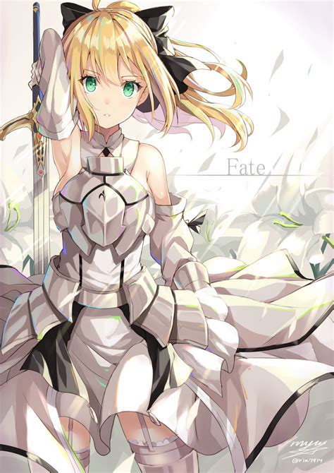 Wallpaper Anime Girls Long Hair Fate Grand Order Saber Lily Armor