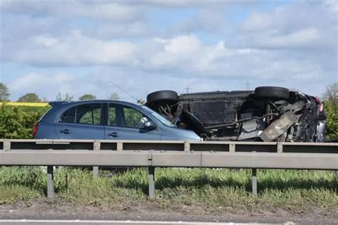 Images Emerge From Scene Of Serious Crash On A46 Near Lincoln