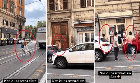 Scopre Il Tradimento E Lo Insegue VIDEO Lui Corre Nudo Per Le Strade