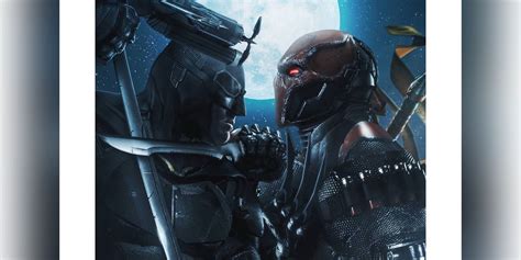 Ben Affleck’s Batman Battles Deathstroke In Brutal Showdown Art