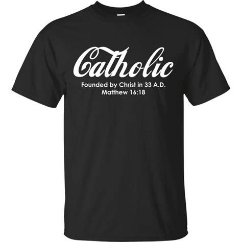 Catholic T Shirt Funny Hunting Shirt T Shirt Mens Fishing Shirts