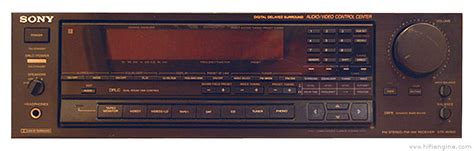 Sony Str Av920 Amfm Stereo Receiver Manual Hifi Engine