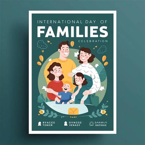 Premium Photo | International Day Of Families Poster Design