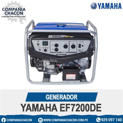 Generador Yamaha Ef De Compa Ia Chacon S A C