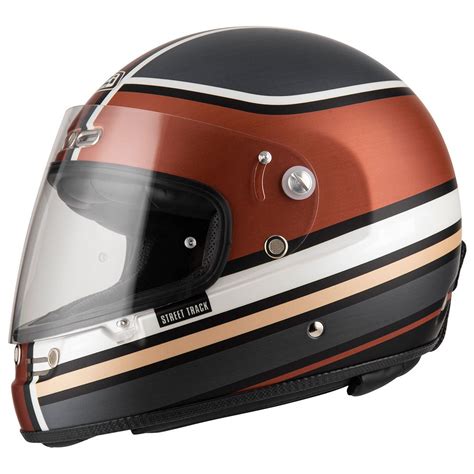 Casco De Moto Integral Modelo Street Track Nzi