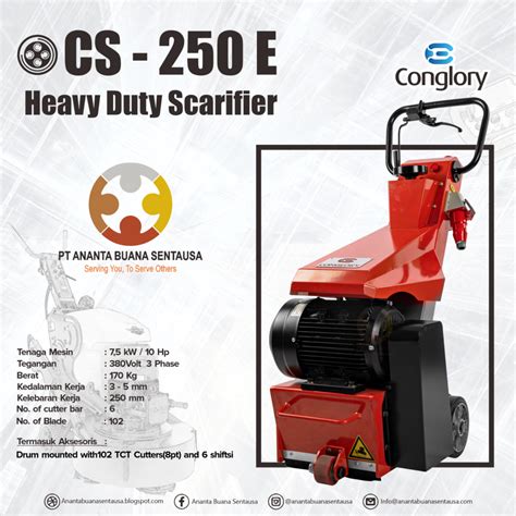 Cs 250 E Heavy Duty Scarifier Berkualitas 085283335600 Xingyi