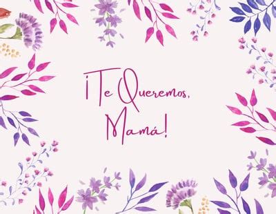 Plantillas de tarjetas del Día de la Madre Canva