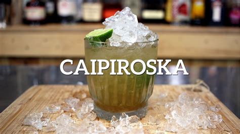 Caipiroska Cocktail Recipe Youtube