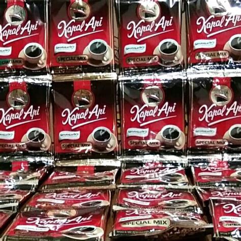 Jual Kopi Kapal Api Spesial Mix 25g 1 Renceng Isi 10 Sachet Shopee