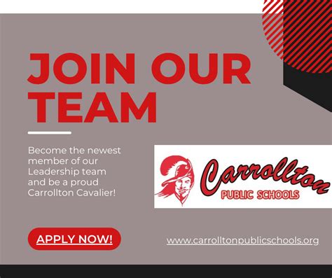 Carrollton Public Schools is Hiring! | Carrollton Middle School