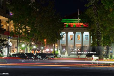 Downtown Nightlife In Gainesville Florida Stock Photo - Download Image ...