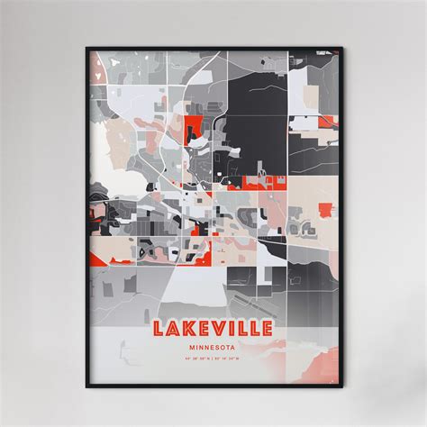 Lakeville Map Artofit