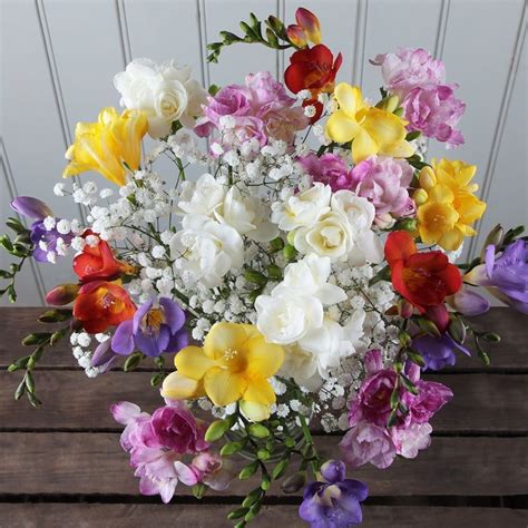 Heaven Scent Freesias Fresh Flower Bouquets Freesia Bouquet Flowers