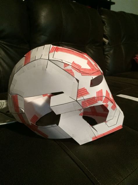 Part one of iron man helmet | Iron man helmet, Iron man, Diy projects