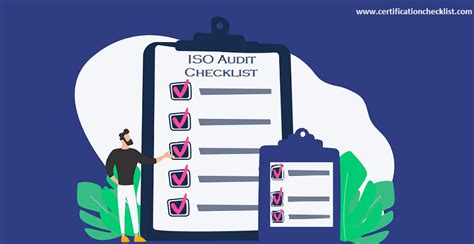 iso  audit checklist iso certification audit checklist