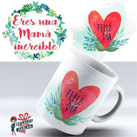 Mug Madres 25 Feliz Día Corazón Rojo Regalos Que Hablan