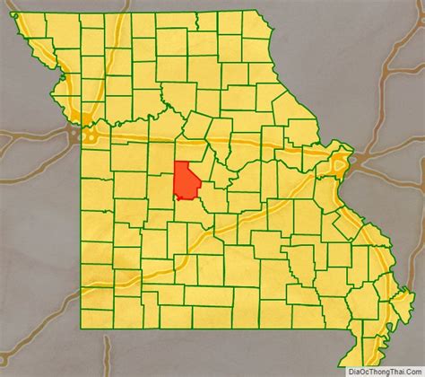 Map of Morgan County Missouri Địa Ốc Thông Thái