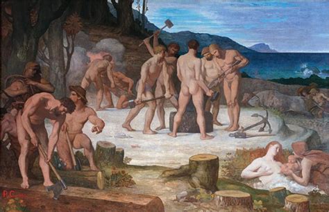 Reproducciones De Arte Le Travail De Pierre Puvis De Chavannes