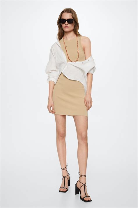 MANGO Nude Kadın Elbise 37050450 Fiyatı Yorumları