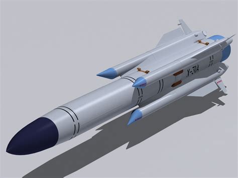 D Model Kh A Missile