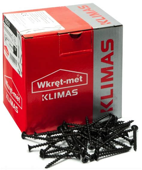 KLIMAS KGD 35035 wkręt do mocowania płyt G K do drewna 3 5x35mm 10 kg