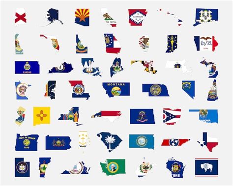 State Flags Map