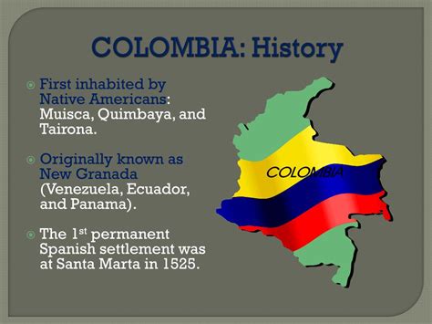 PPT - COLOMBIA: HISTORY, GOVERNMENT, & CULTURE PowerPoint Presentation ...