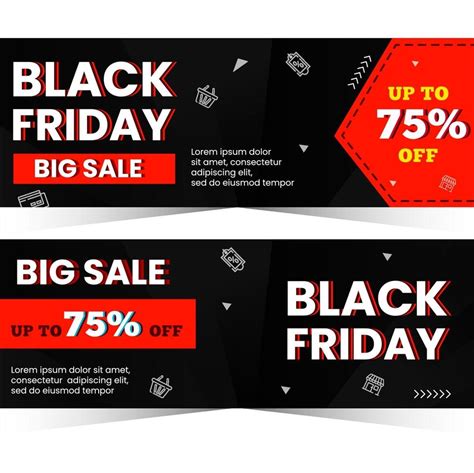 Black friday banner design concept 2038078 Vector Art at Vecteezy