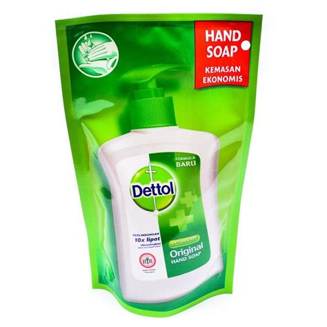 Dettol Hand Soap Refill Original Box Isi Pouch Ml