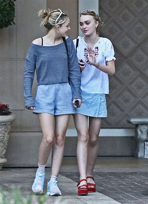 Lily And Alana Out And About In Beverly Hills On July 22 2015 Fabrizio Lily Rose Lily Rose