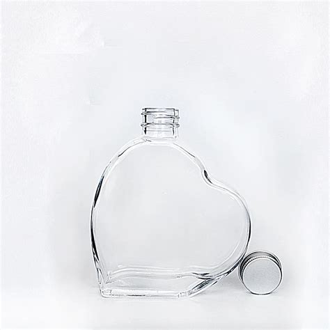 200ml Heart Shape Glass Bottle With Cork Buy Heart Shape Glass Bottle