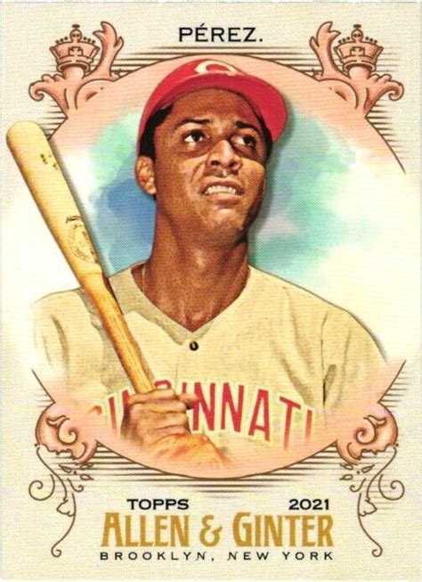 Topps Allen Ginter Sp Tony Perez Cincinnati Reds Hof Nrmt