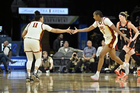 Oregon State Vs USC At Pac 12 Women S Basketball Tournament