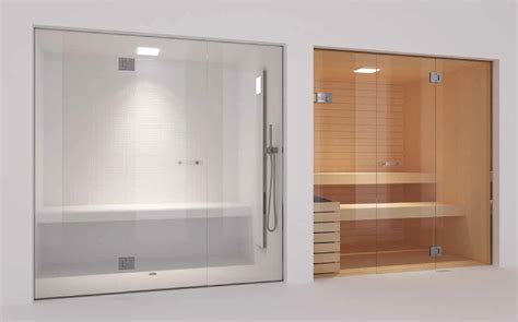 Glass Steam Room And Sauna Contemporary Home Gym Other By Steam