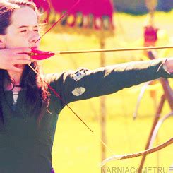 once in a blue moon • narniacametrue: Susan Pevensie with bow and...