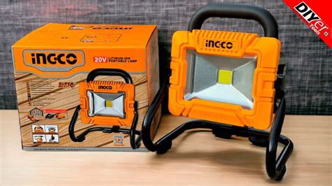 Ingco Cwli Lithium Ion Portable Lamp W Diyertools Youtube