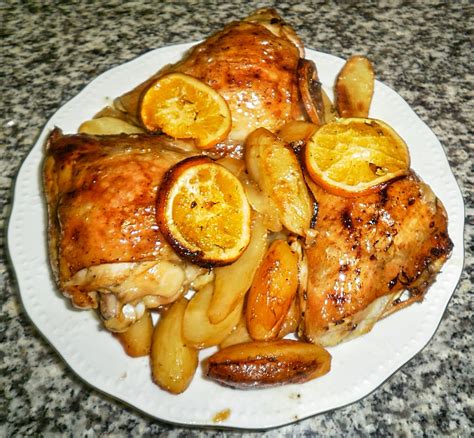 Sobrecoxas de frango citrinos da Graça Baú da Conceição