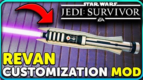 Jedi Survivor Darth Revan Lightsaber Customization Mod Star Wars Jedi