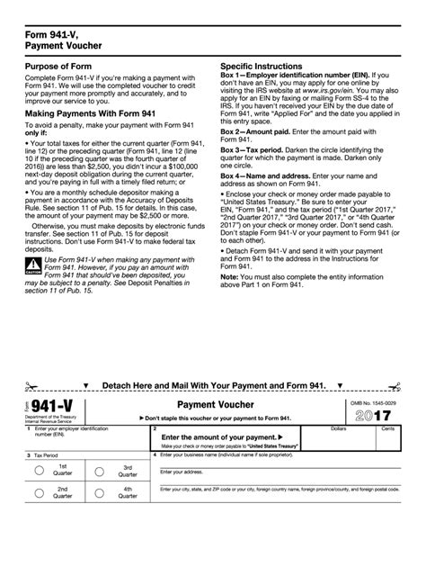 2017 2022 Form Irs 941 V Fill Online Printable Fillable Blank Pdffiller