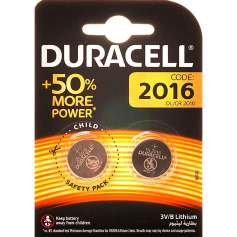 Батарейка для электронных приборов Duracell,тип 2016, 3V,2шт купить за ...