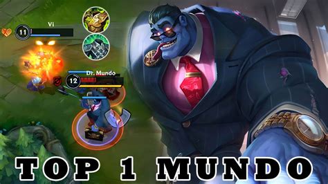 Wild Rift Dr Mundo Gameplay Top 1 Dr Mundo Gameplay Rank Master