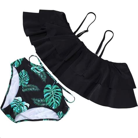 Tempt Me Swim Tempt Me High Waisted Off Shoulder Tummy Control Bikini Set Sz Xs Nwot Poshmark